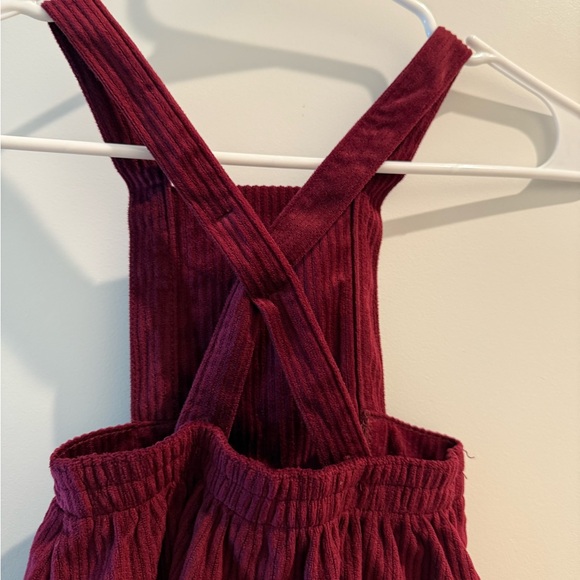 NWOT Wonder Nation Maroon Corduroy Overalls - Picture 5 of 7